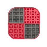 Schleckmatte LickiMat® Slomo™ Playdate™ 20 x 20 cm rot